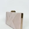 Clutch trenzado rosa