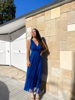 Vestido tulle pico klein